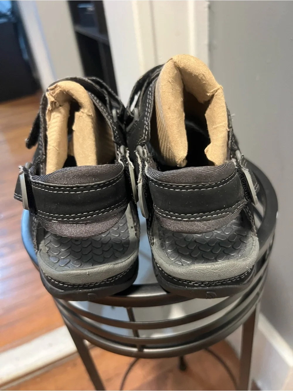 The North Face Black Men's Adjustable Outdoor Sandals size 10